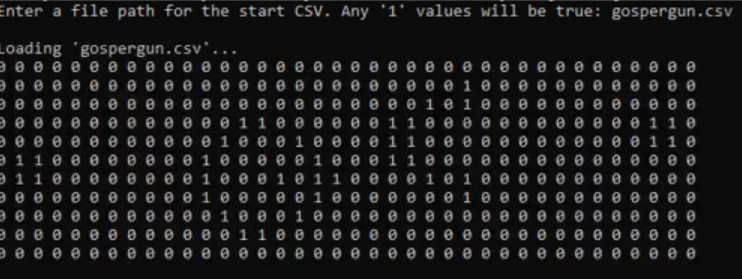 Loading a CSV file in the terminal
