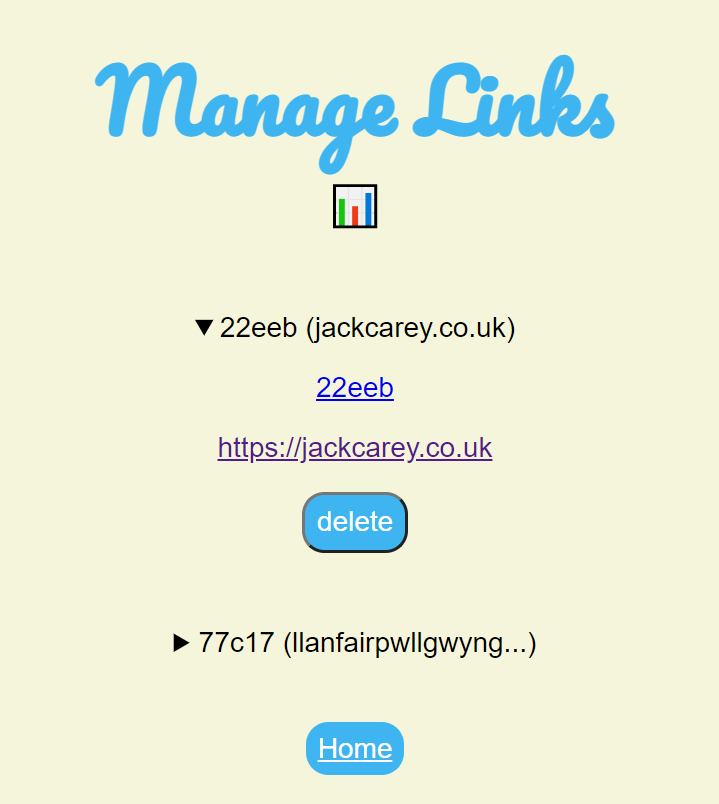 manage page
