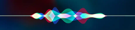 Apple's Siri assistant waveform